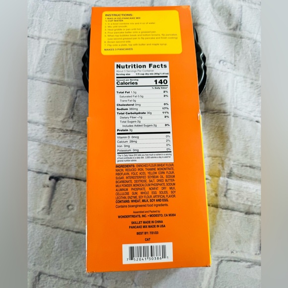 Wonder Treats Mini Cat Skillet And Buttermilk Pancake Mix - Picture 4 of 7